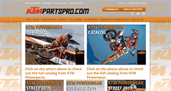Desktop Screenshot of ktmpartspro.com